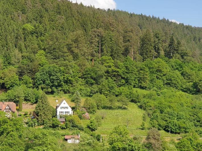 Ferienhaus für 6 Personen, mit Terrasse und Garten sowie Ausblick