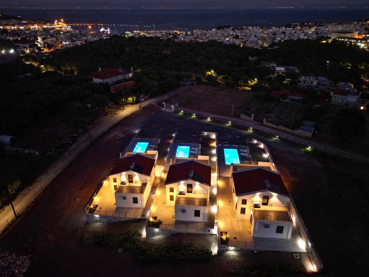 Pierres Blanches Residences, with private pools in Lesbos