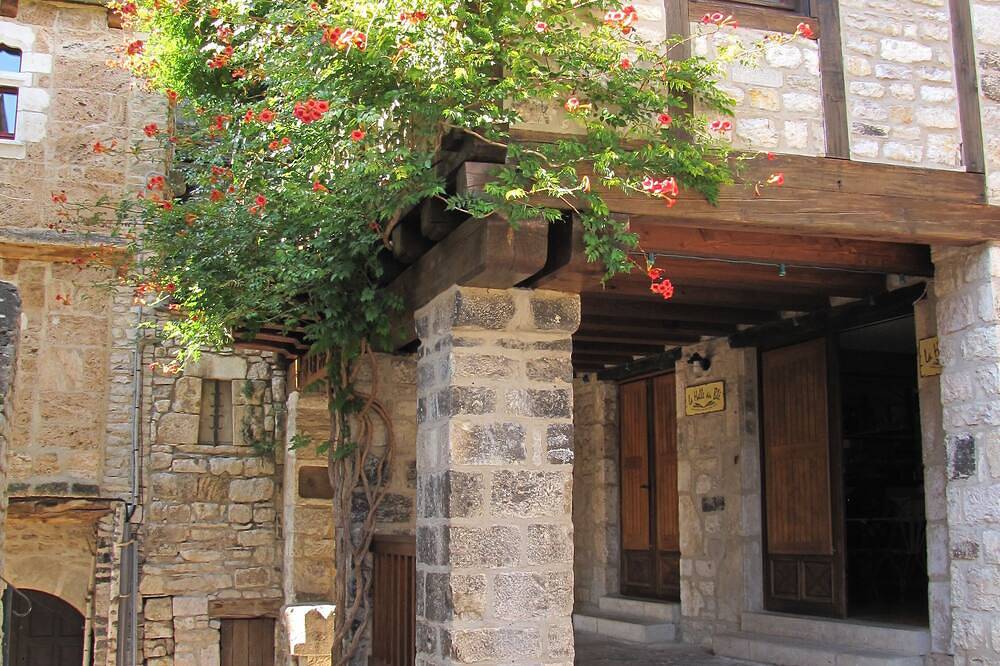 Pedestrian center, upstairs apartment and use of entire house in Gorges du Tarn Causses, Cevenas