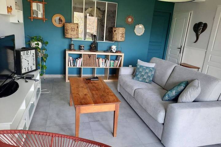 Gîte pour 4 personnes, avec jacuzzi à Manteyer
