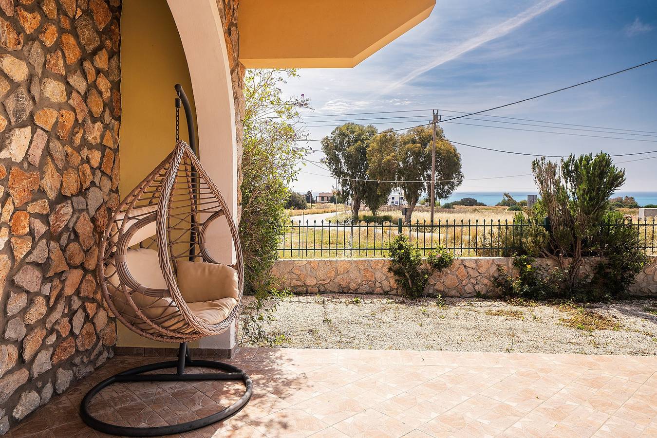 Maison de vacances 'Casa D' Irene' avec vue sur la mer, Wi-Fi et climatisation in Lachania, Rhodes