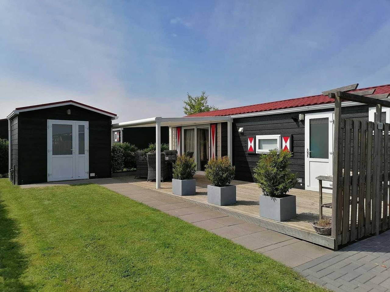Vakantie Zeeland — Vz822 Chalet in Veere (Posada) in Serooskerke, Walcheren
