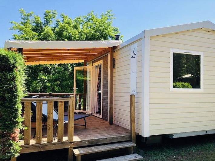 Camping L'eau Vive - Mobilheim 2 personen - Klassisch in Vernet-les-Bains, Parc naturel régional des Pyrénées catalanes