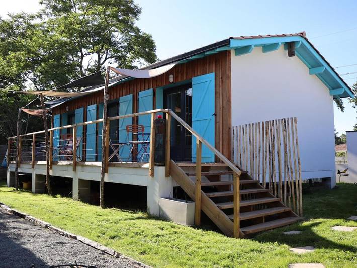 Maison d’hôte pour 2 personnes, avec Balcon ainsi que Terrasse et Vue à Gujan-Mestras