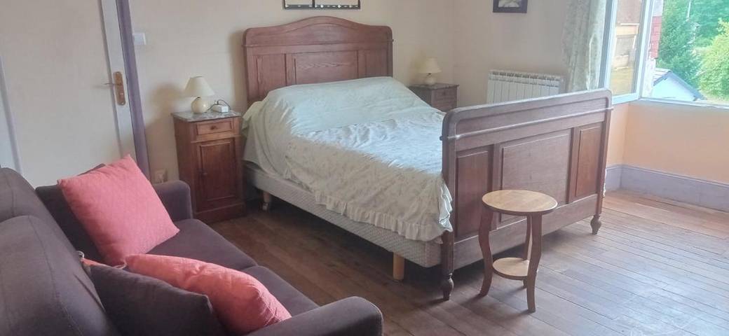 Appartement de vacances pour 3 personnes, avec jardin et terrasse, animaux acceptés