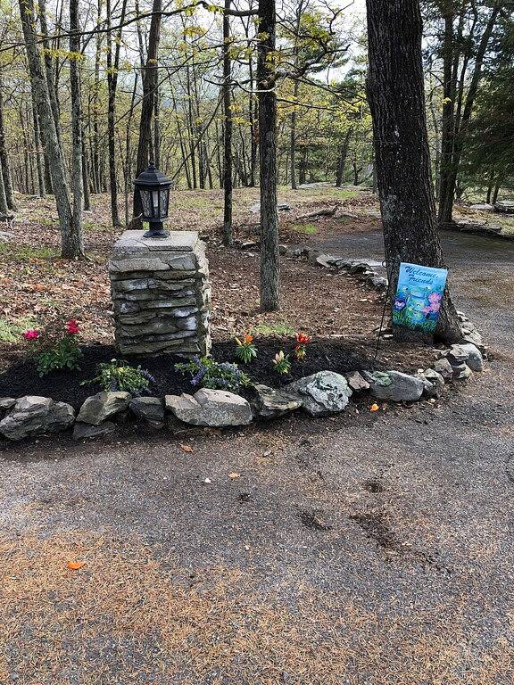 Panoramablick auf die Berge in diesem neu renovierten Haus in einer ruhigen Sackgasse in Saw Creek, Pike County