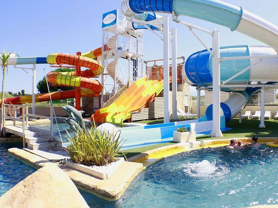 Camping Paradis - Naia Village  - Mobilheim 4 personen - Aloha in Le Barcarès, Côte d'Améthyste