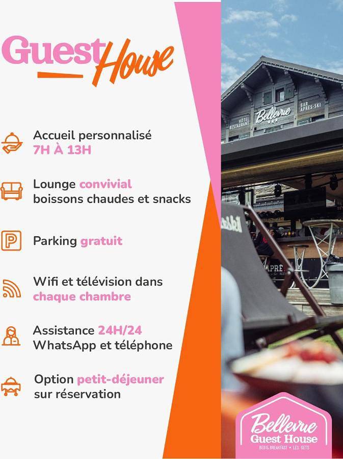 Chambre d’hôte pour 5 personnes, avec Terrasse et Jacuzzi ainsi que Sauna et Vue à Les Gets - 2