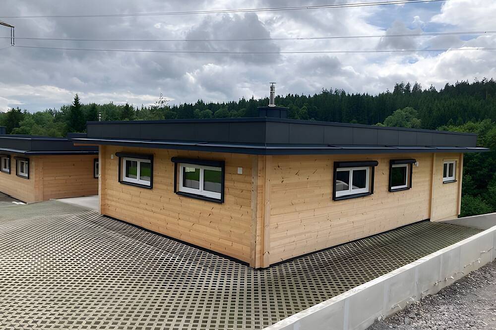 Ferienhaus 'Mettmapark - Charlet 2' mit Bergblick, privater Terrasse und Wlan in Grafenhausen, Südschwarzwald