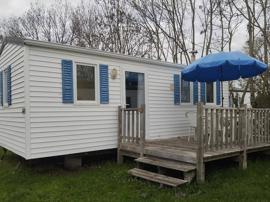 Camping Au Vent des Marais - Stacaravan 4 personen - Medium in Longeville-sur-Mer, Vendée