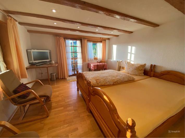 Ferienwohnung für 2 Personen, mit Balkon/Terrasse und Garten sowie Ausblick in Schuttertal