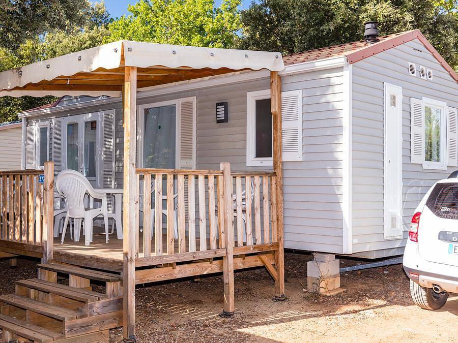 Camping Internazionale Eden  - Mobilhome 4 personnes - Mobil-home | Comfort | 2 Ch. | 4 Pers. | Terrasse surélevée | Clim. in San Felice del Benaco, Montagnes autour du lac de Garde