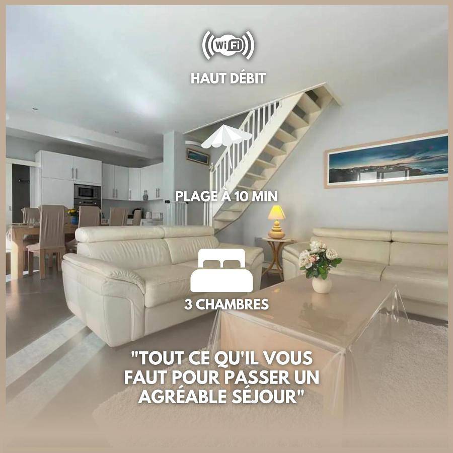 Maison spacieuse terrasse ensoleillée proche Océan in Biarritz, Region de Bayona