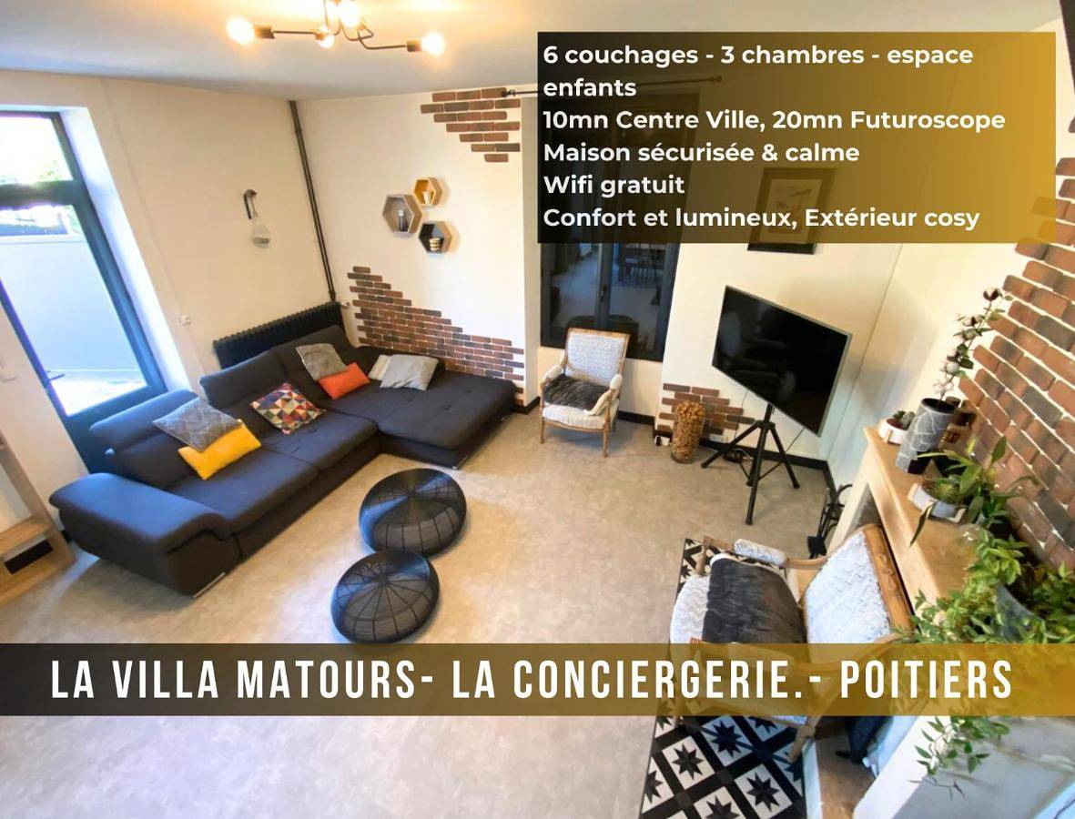 Appartement entier, La Villa Matours in Buxerolles, Vienne (France)