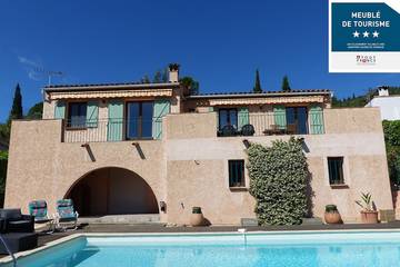 Cottage pour 6 personnes, avec jardin et terrasse à Seillans
