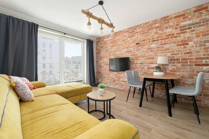 Ganze Wohnung, Stylish Apartment in the Center | Balcony | Garage Parking in Danzig, Zatoka Gdańska