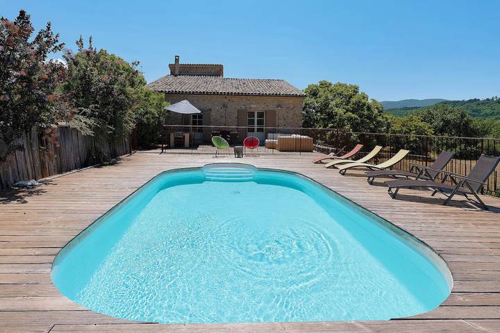 Maison de vacances pour 8 personnes, avec jardin, animaux acceptés