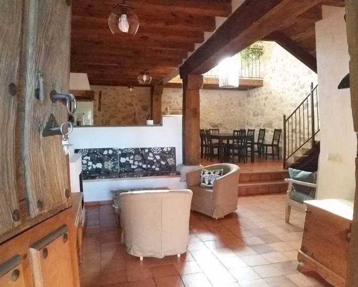 Casa rural con piscina para 5 personas, con jardín además de vistas y piscina en Provincia de Segovia