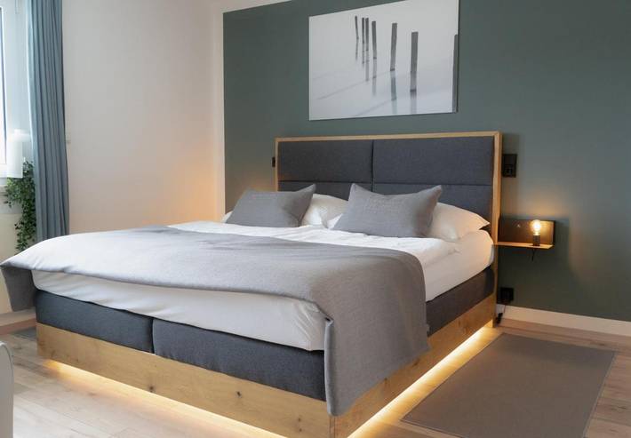 Ferienwohnung für 2 Personen, mit Sauna und Pool sowie Ausblick und Terrasse, mit Haustier in Illmitz