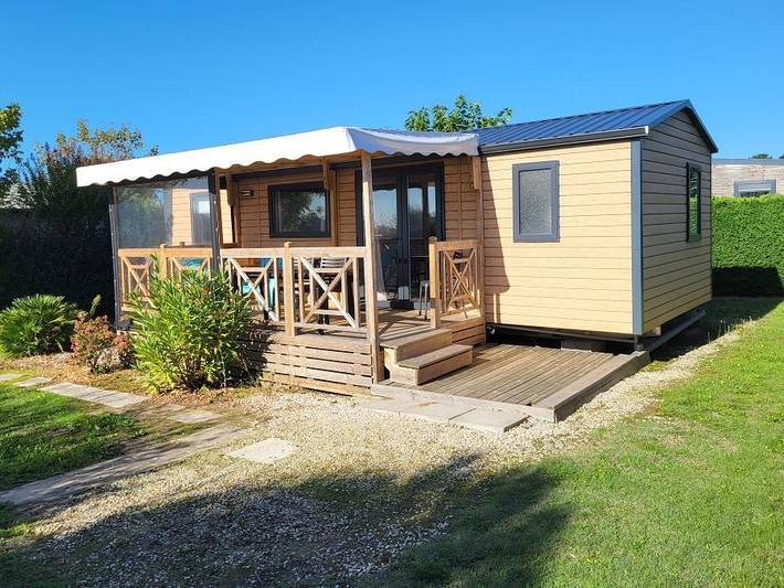 Mobil home pour 6 personnes, avec bassin pour enfant à Brem-sur-Mer - 2