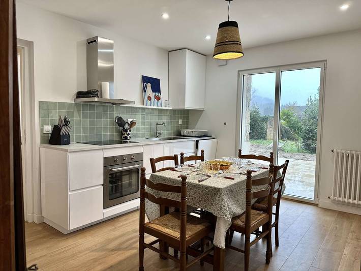 Maison de vacances pour 12 personnes, avec jardin