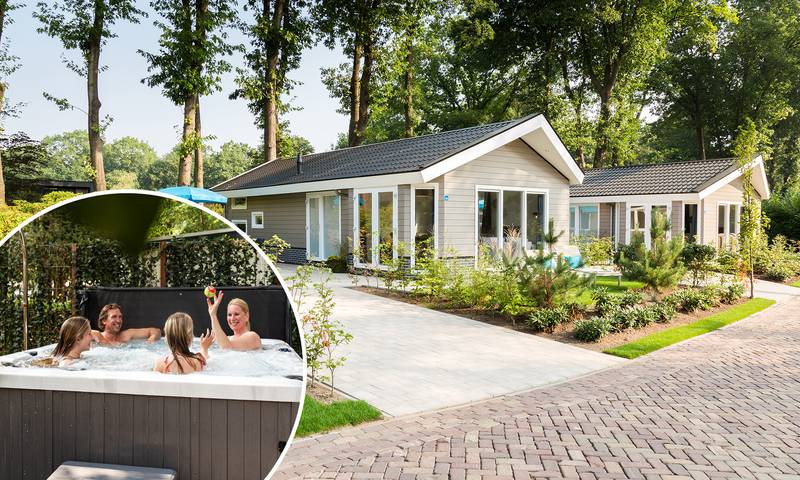 Ferienwohnung für 5 Personen, mit Whirlpool und Terrasse sowie Garten und Kinderpool in Lunteren