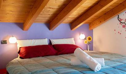 Gîte pour 4 personnes, avec vue et balcon à Sondalo
