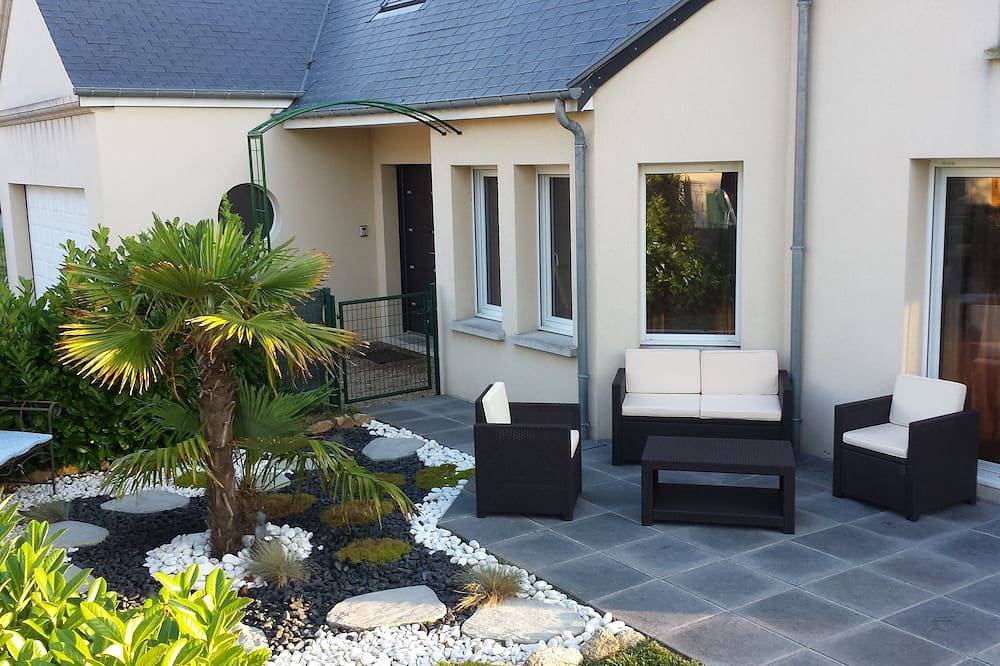 Moderne Villa + umzäunter Garten in Saint-Vaast Meer 200 m, Zentrum 500 m Unesco in Saint-Vaast-la-Hougue, Cherbourg und Umgebung