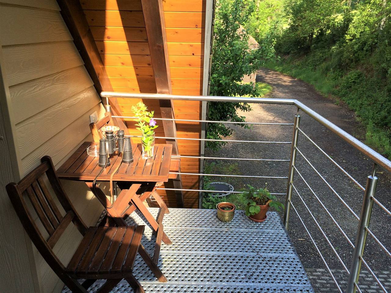 Ganze Wohnung, Apartment 'Naturhäusle, 45qm' mit Bergblick, Balkon und Wlan in Hornberg, Mittlerer Schwarzwald