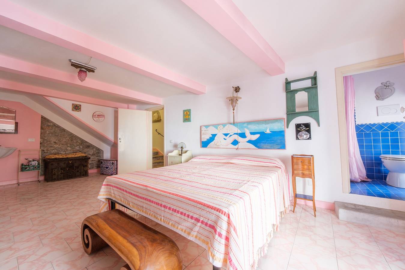 Habitación 'Rosa' con terraza compartida, Wi-Fi y aire acondicionado in Lipari (pueblo), Lipari