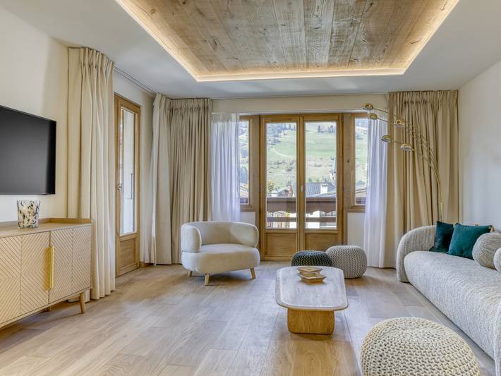Gîte pour 6 personnes, avec terrasse dans Office de Tourisme de Megeve