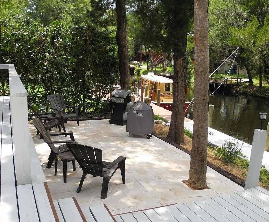 60 Fuß Dock, Rollstuhl freundlich im alten Homosass in Homosassa, Citrus County