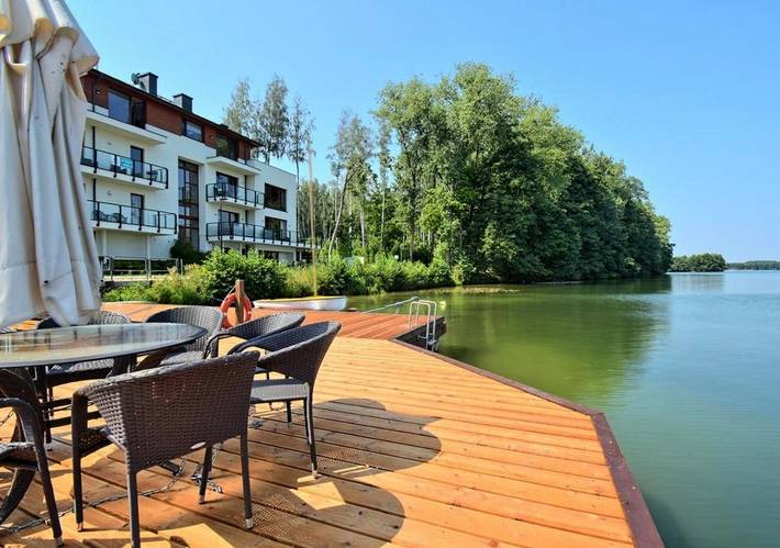 Ferienwohnung für 6 Personen, mit Ausblick und Seeblick sowie Garten in Allenstein