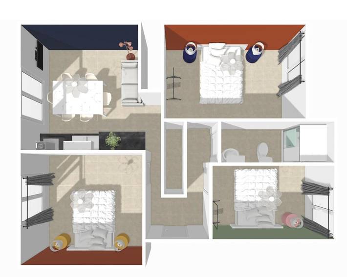 Gîte pour 6 personnes à Oullins - 2