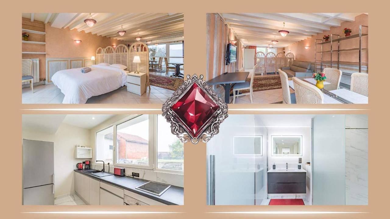 Appartement entier, Le Rubis - Confort - Proche Mag Outlet Troyes - Parking gratuit in Pont-Sainte-Marie, Aube