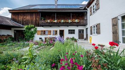Ferienwohnung für 2 Personen, mit Garten in Das Blaue Land