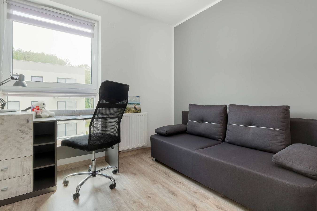 Hel leilighet, Nadmorskie Tarasy 15   Gdynia   White and Grey Apartment   Parking   Desk   Balcony in Gdynia, Trippelbyen