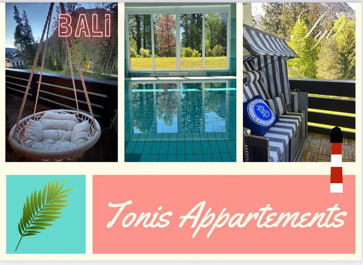 Ferienwohnung für 3 Personen, mit Garten und Pool sowie Balkon und Seeblick in Sankt Martin bei Lofer