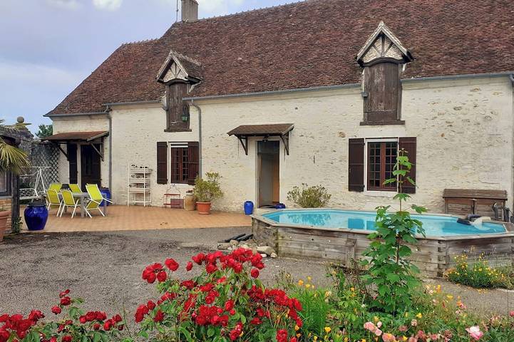 Maison de vacances pour 8 personnes, avec Terrasse ainsi que Jardin et Piscine