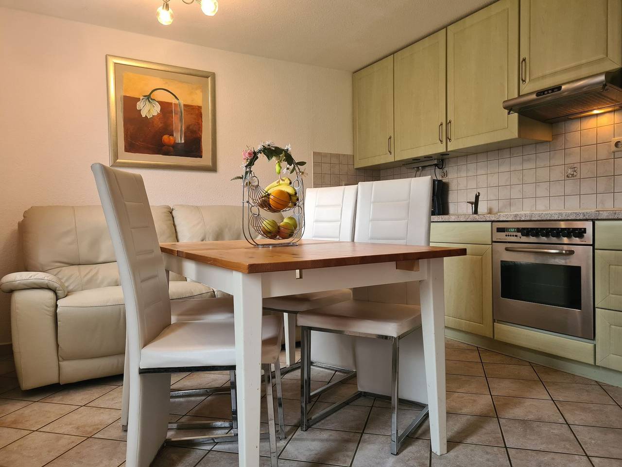 Ferienhaus am Kleinbauernhof Gersdorf bei Kühlungsborn - 3-Raum-Ferienhaus (max 4 Pers, 55m²) mit Gartenterrasse in Gersdorf, Biendorf