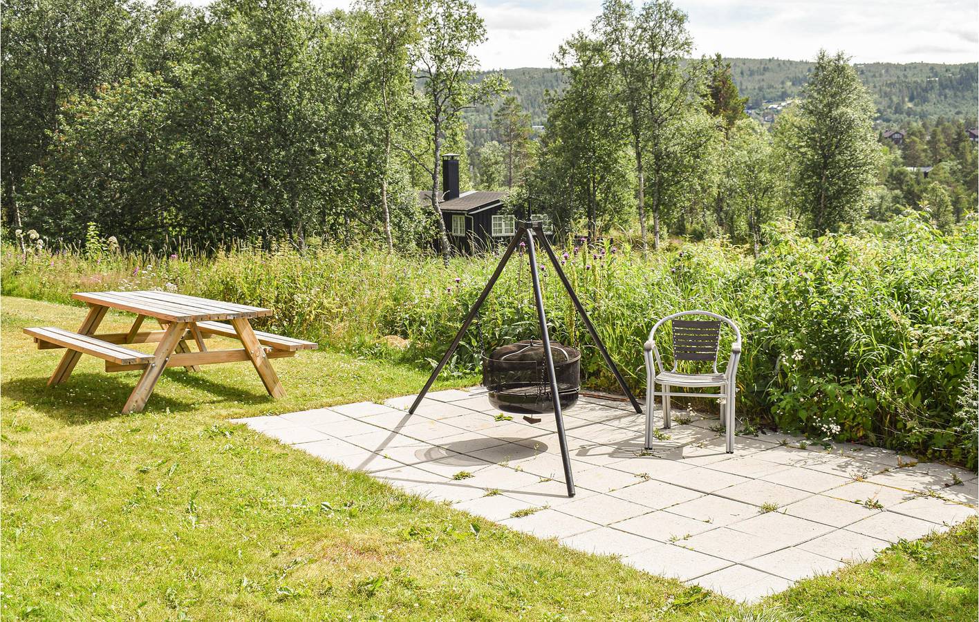 Hel ferielejlighed, Ferielejlighed for 4 personer med have in Geilo, Hol
