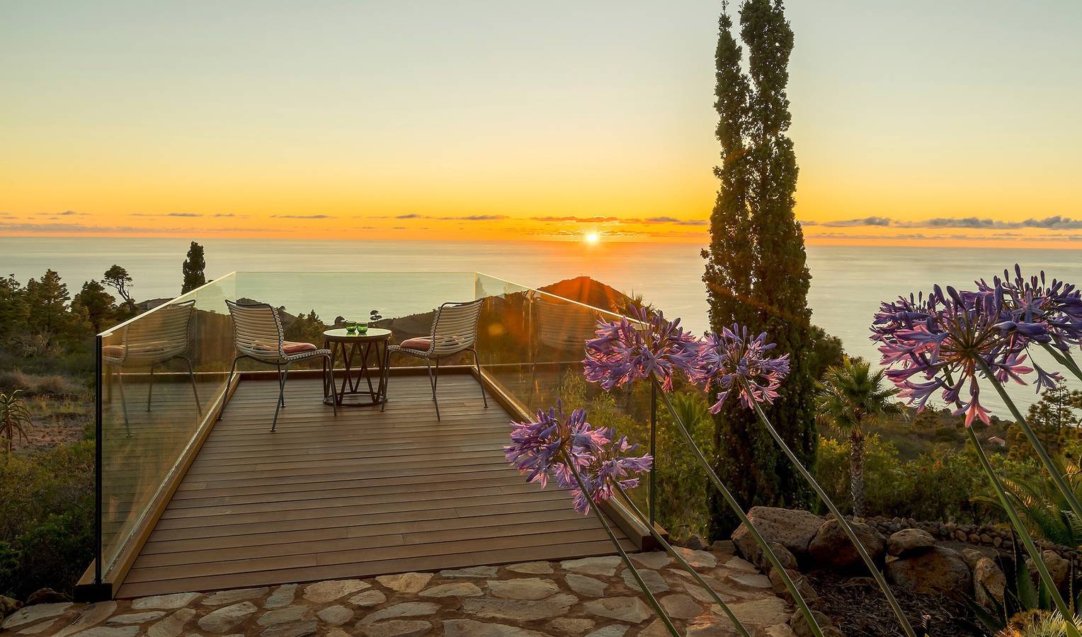Maison "Pabellón de Miramar" avec vue sur la mer, jardin et Wi-Fi. in Puntagorda, La Palma Nord