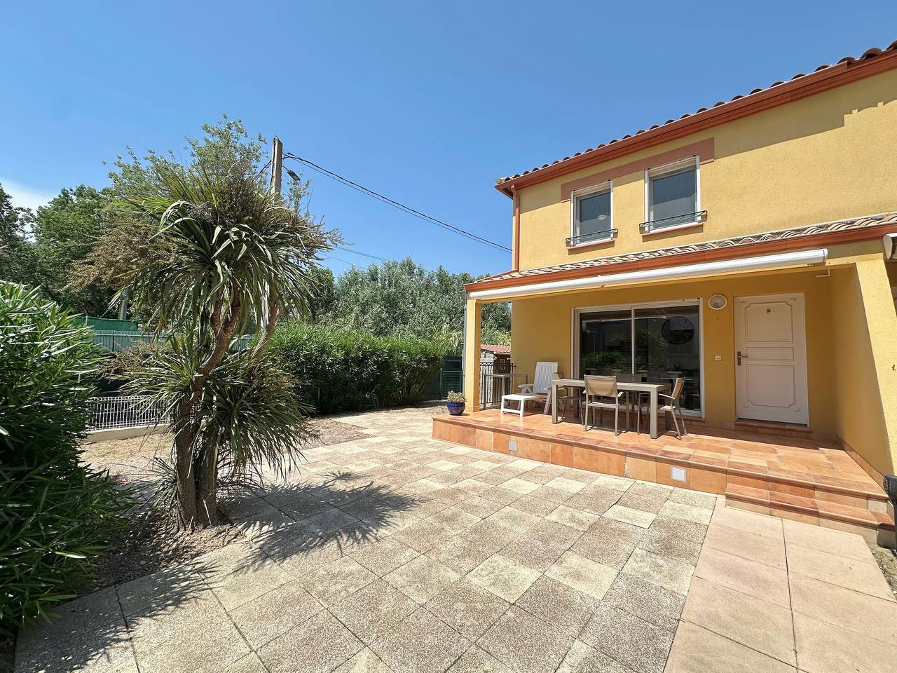 Charmantes T3-Pavillon mit Garten und Pool in Valras-Plage in Valras-Plage, Côte d'Améthyste