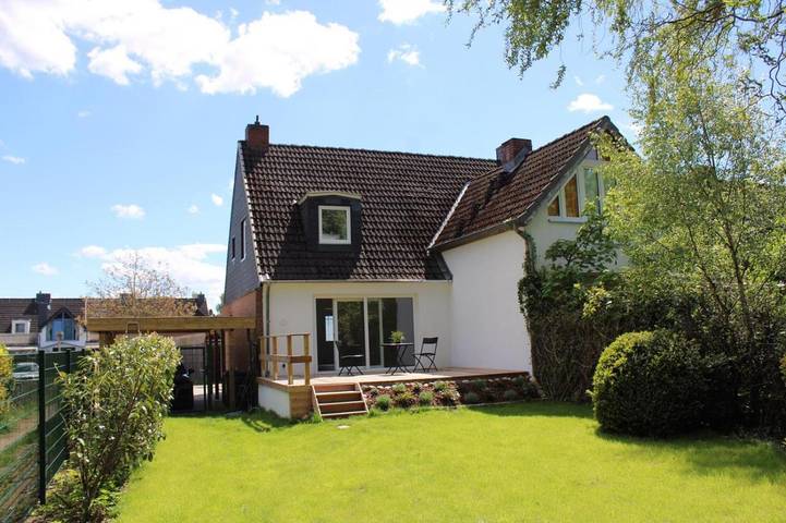 Ferienhaus für 6 Personen, mit Terrasse und Garten in Lübeck (Stadt)