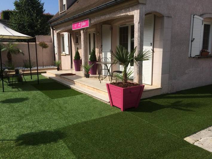 Maison d’hôte pour 2 personnes, avec Terrasse ainsi que Jardin et Vue