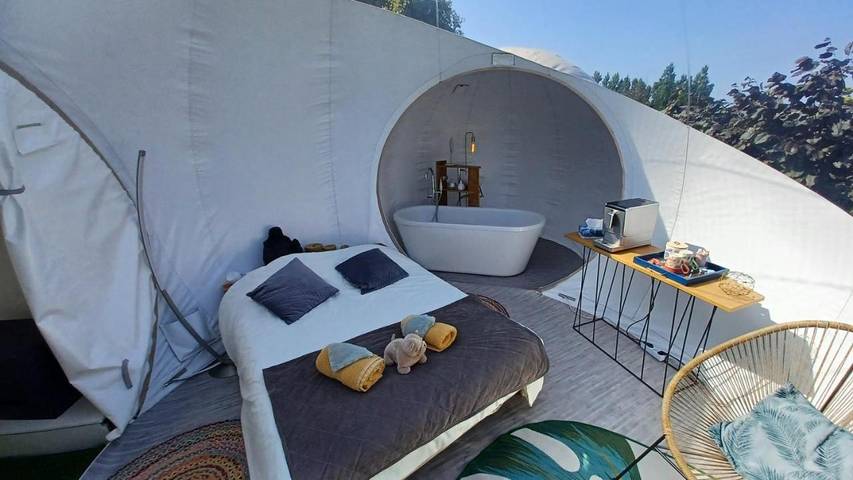 Tente pour 2 personnes, avec jardin et vue dans Département Nord - 3