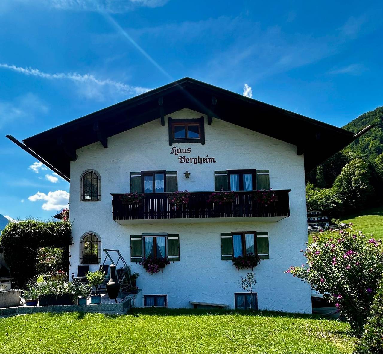 Ganze Ferienwohnung, Haus Bergheim - Ferienwohnung Nr. 1, für 1-3 Personen, 40 m², 1 Schlafzimmer, Wohnküche, Bad in Bischofswiesen, Berchtesgadener Alpen
