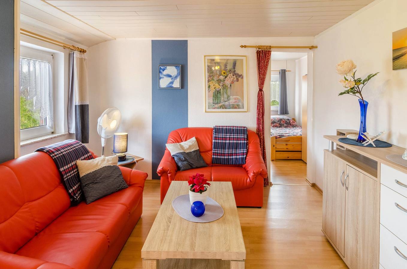 Ganze Wohnung, Apartment 'Djuren' mit privater Terrasse, gemeinsamem Garten und Wlan in Emden, Nordseeküste