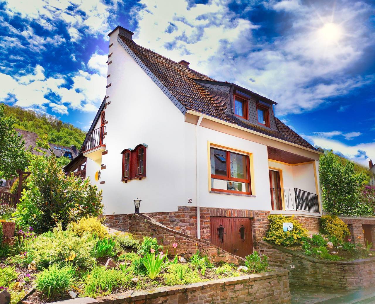 Ferienhaus mit Garten in Oberfell, Osteifel