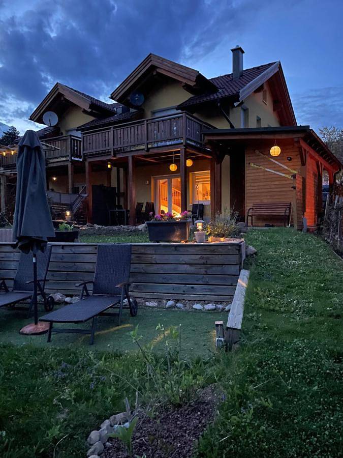 Dreiländerblick, Sauna en tafeltennis en 150 meter van piste in Karawanken und Bachergebirge, Marktgemeinde Arnoldstein